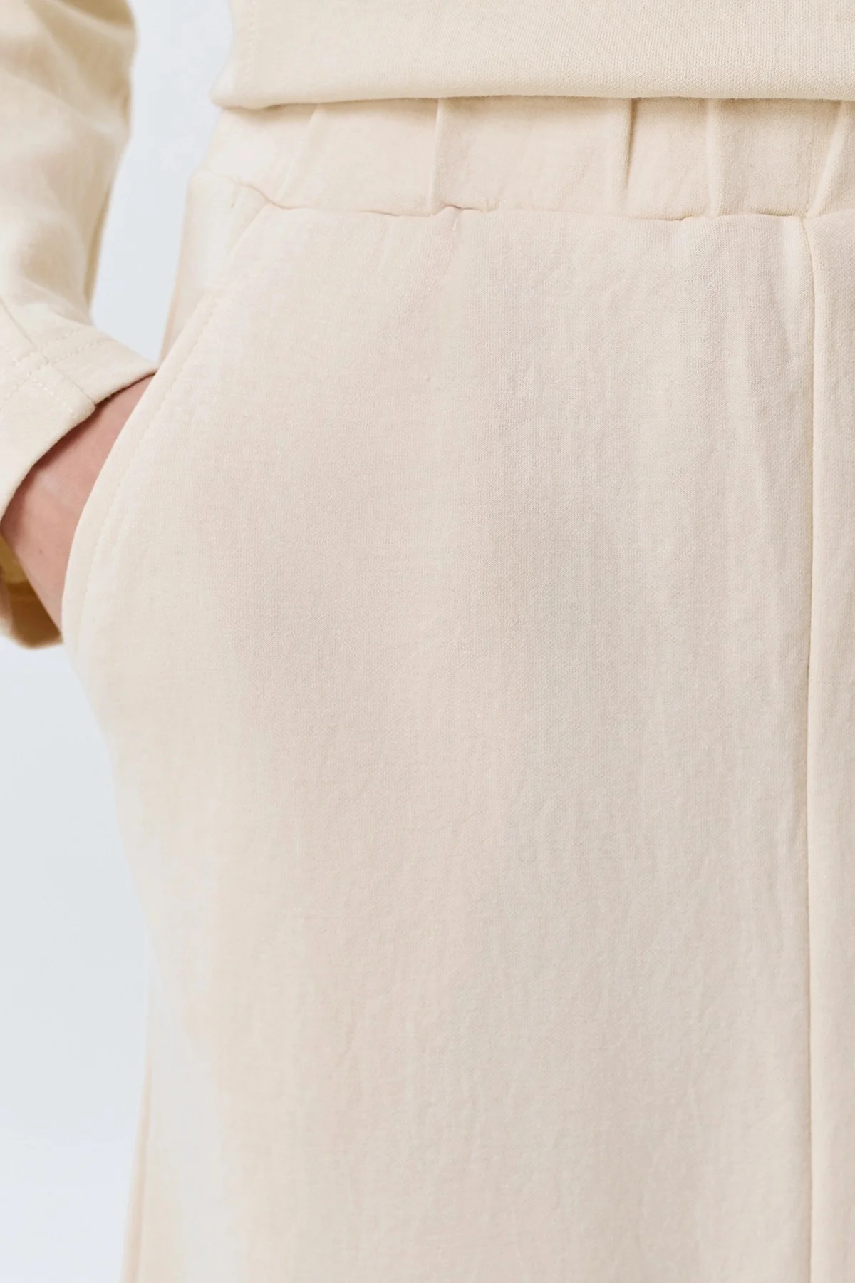 Трикотажная юбка А-силуэта, 46