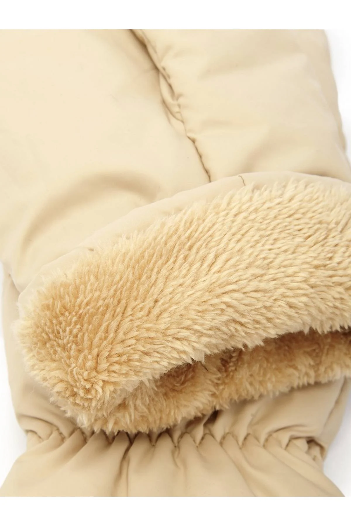 Рукавицы бежевый, M