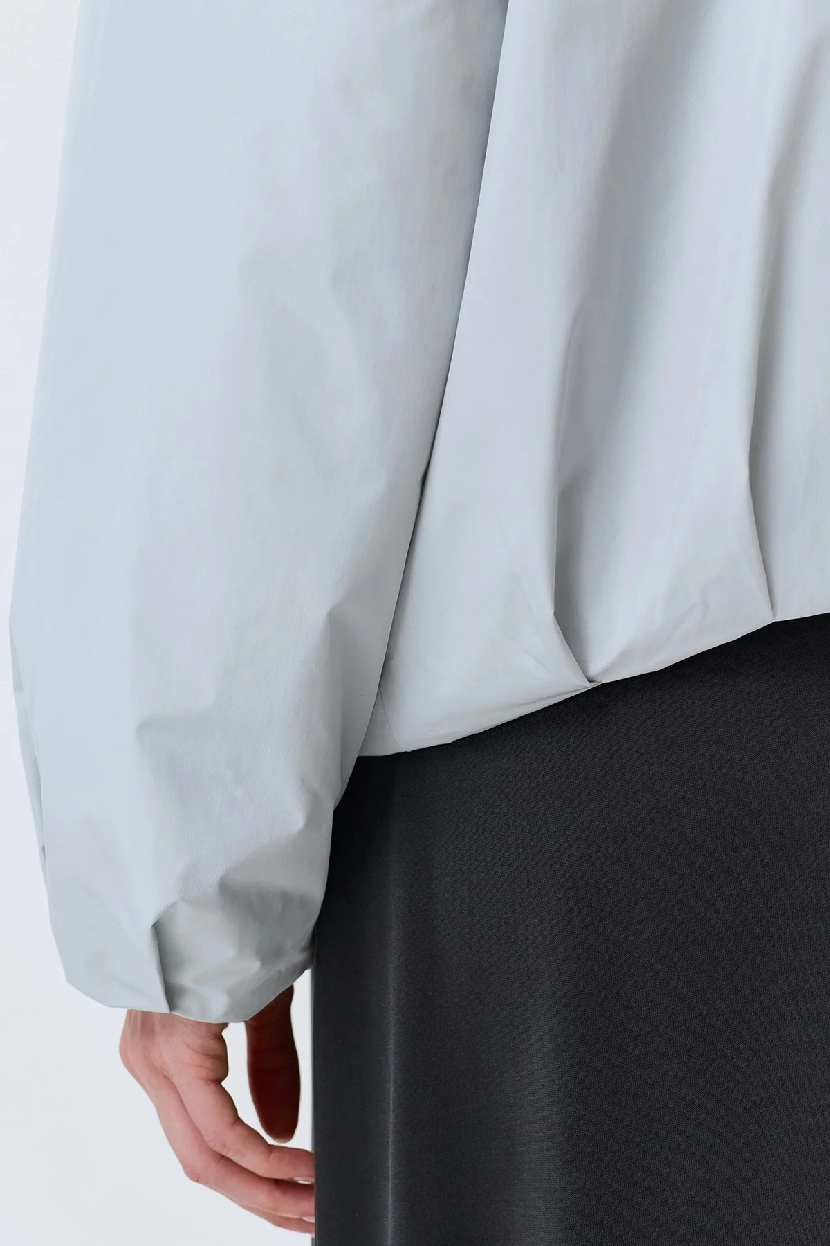 Укороченный утепленный бомбер, 42