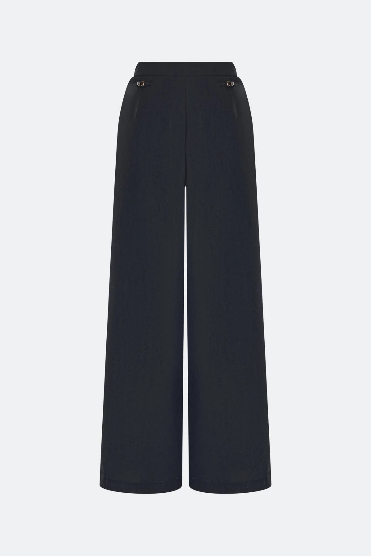 Широкие брюки с акцентным поясом, 50