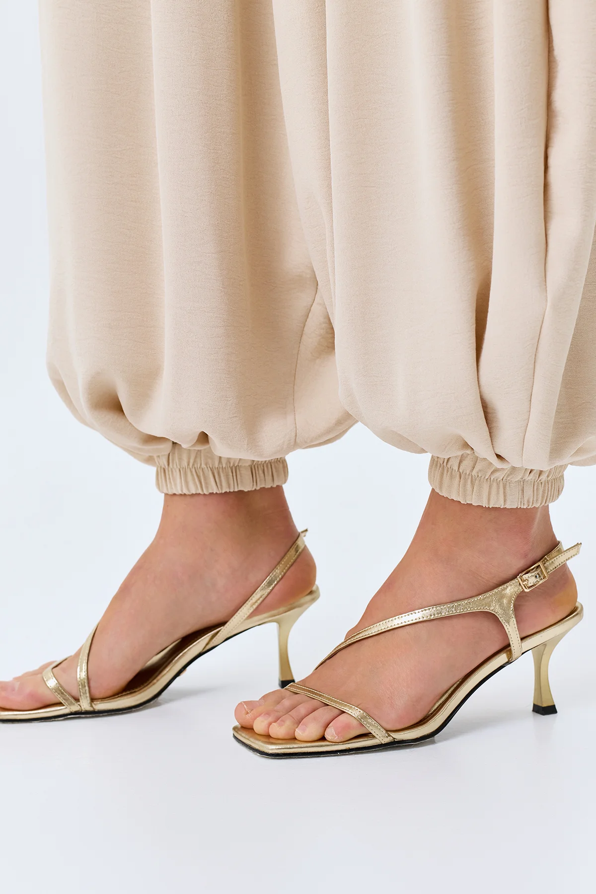 Хлопковые брюки-шаровары, 44