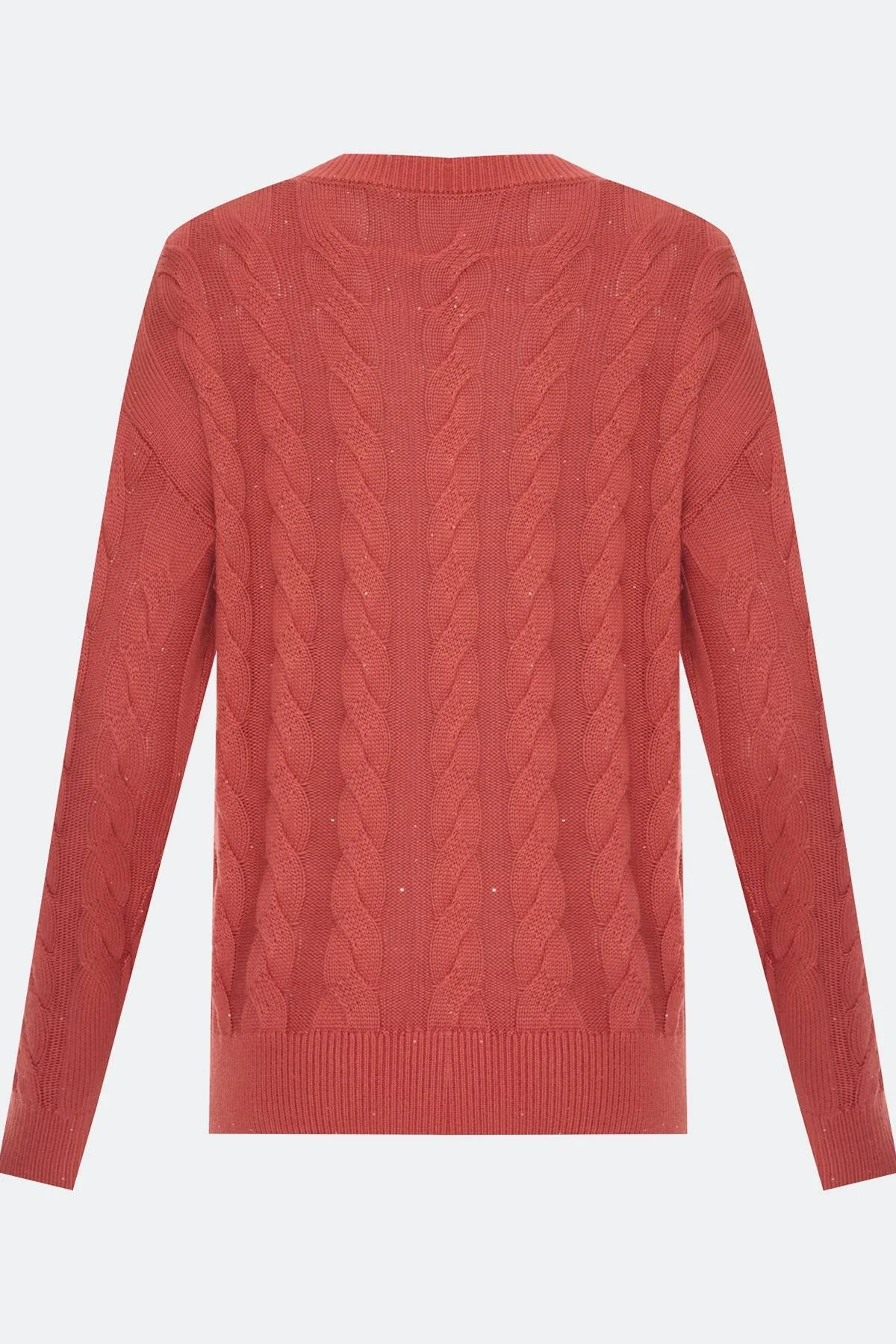 Лимитрированная серия яркий джемпер с косами и ремень, 44