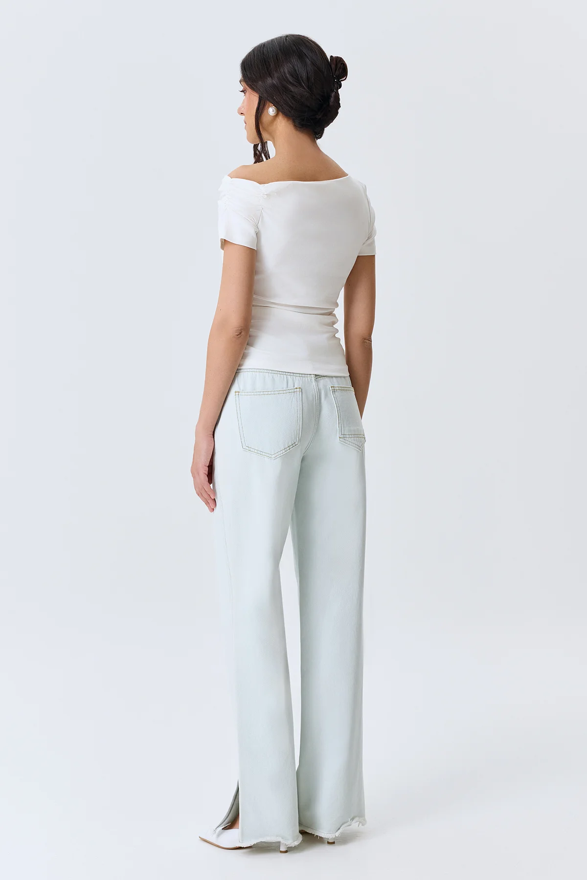 Асимметричный топ с драпировкой, 44