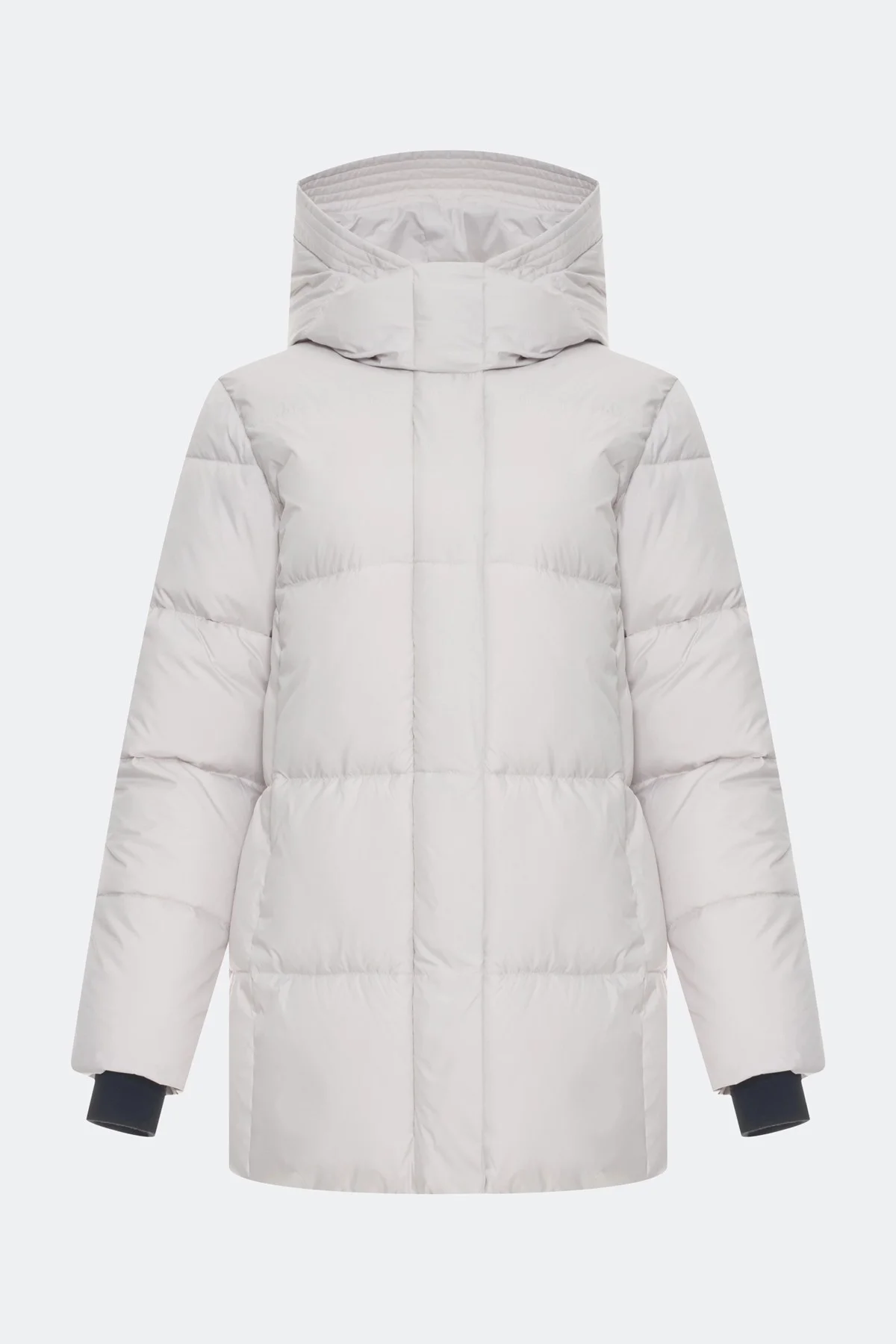 Удлиненная куртка с трикотажными манжетами, 52