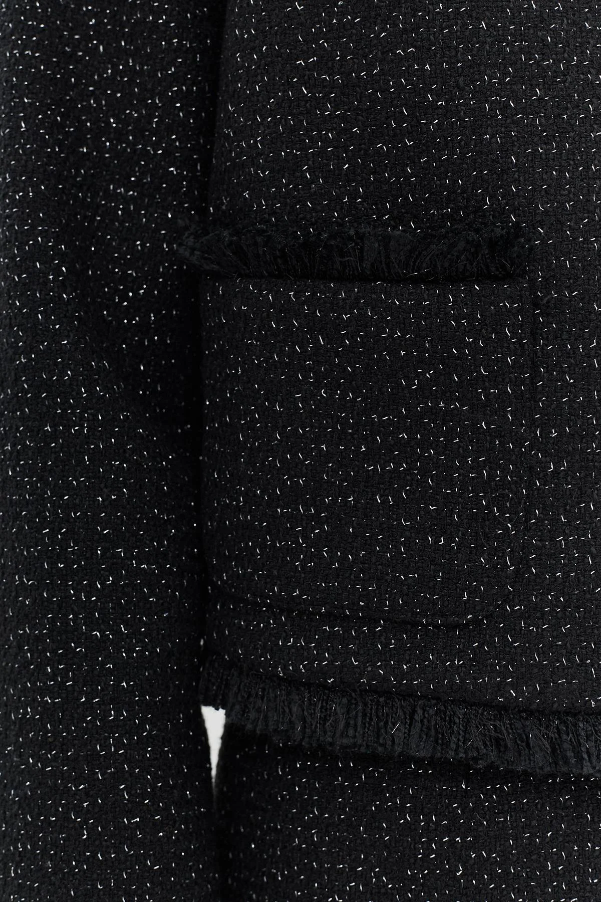 Лимитированная серия черный жакет с ремнем, 46