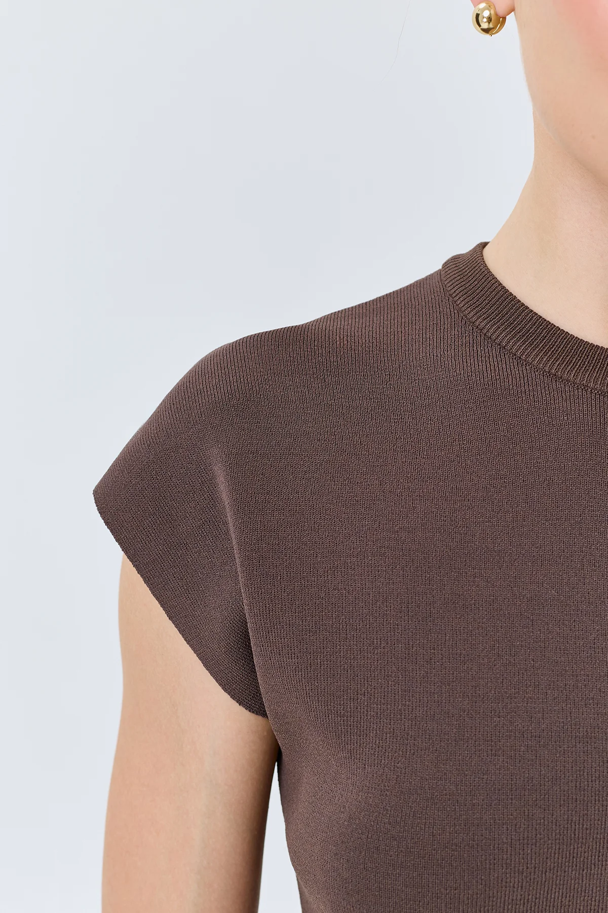 Вязаный топ из вискозы, 46