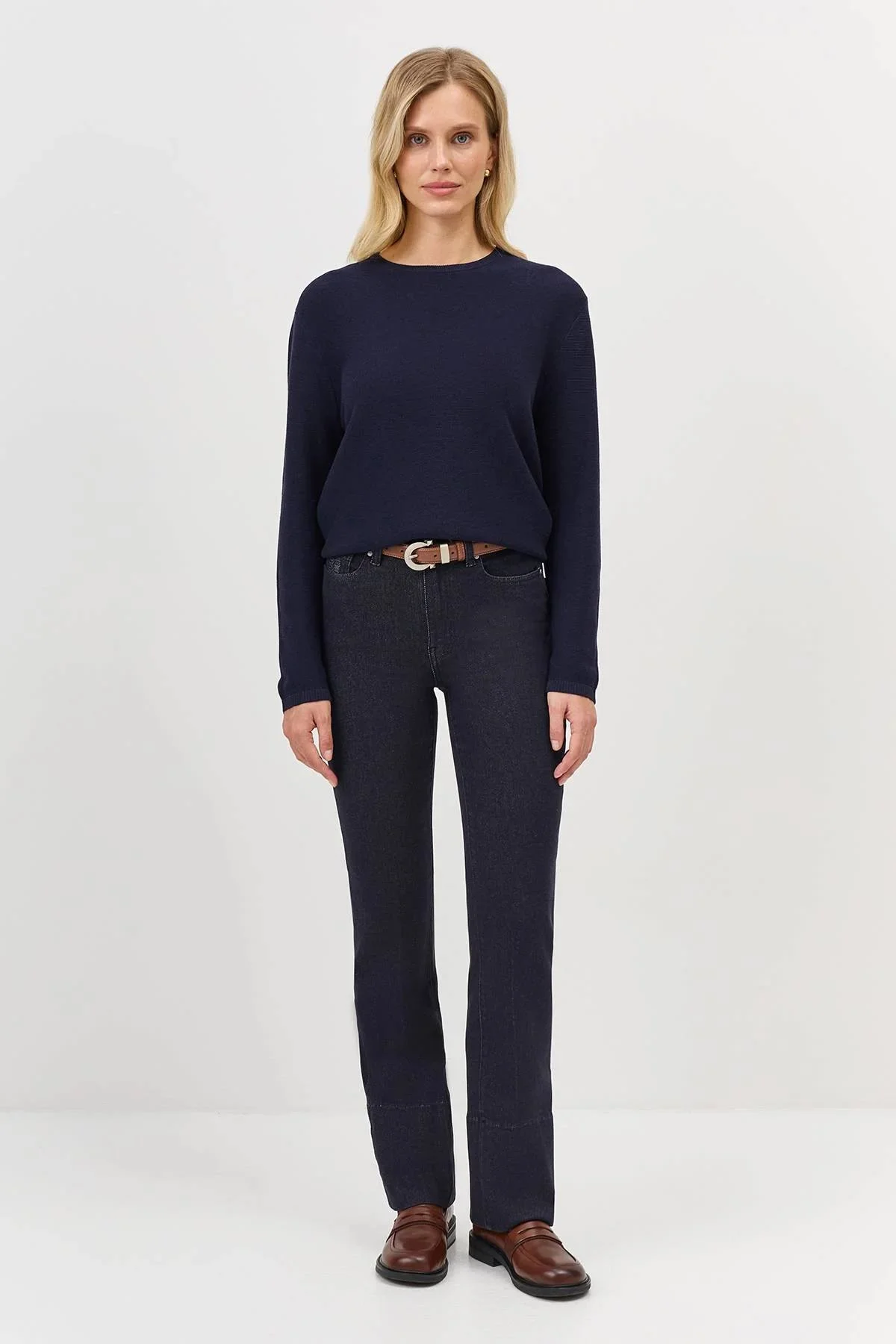 Базовый вязаный джемпер, 46