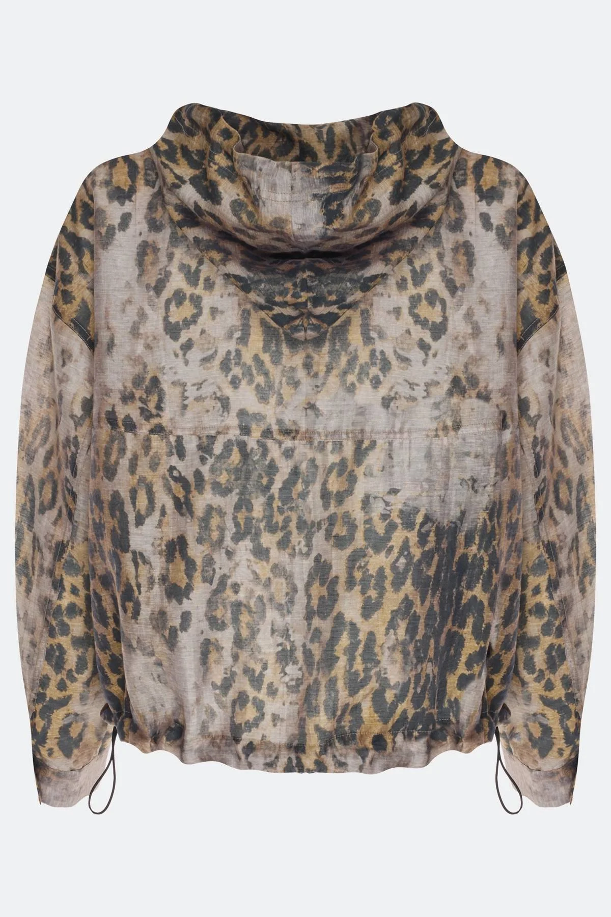 Худи из тенселя с принтом, 44