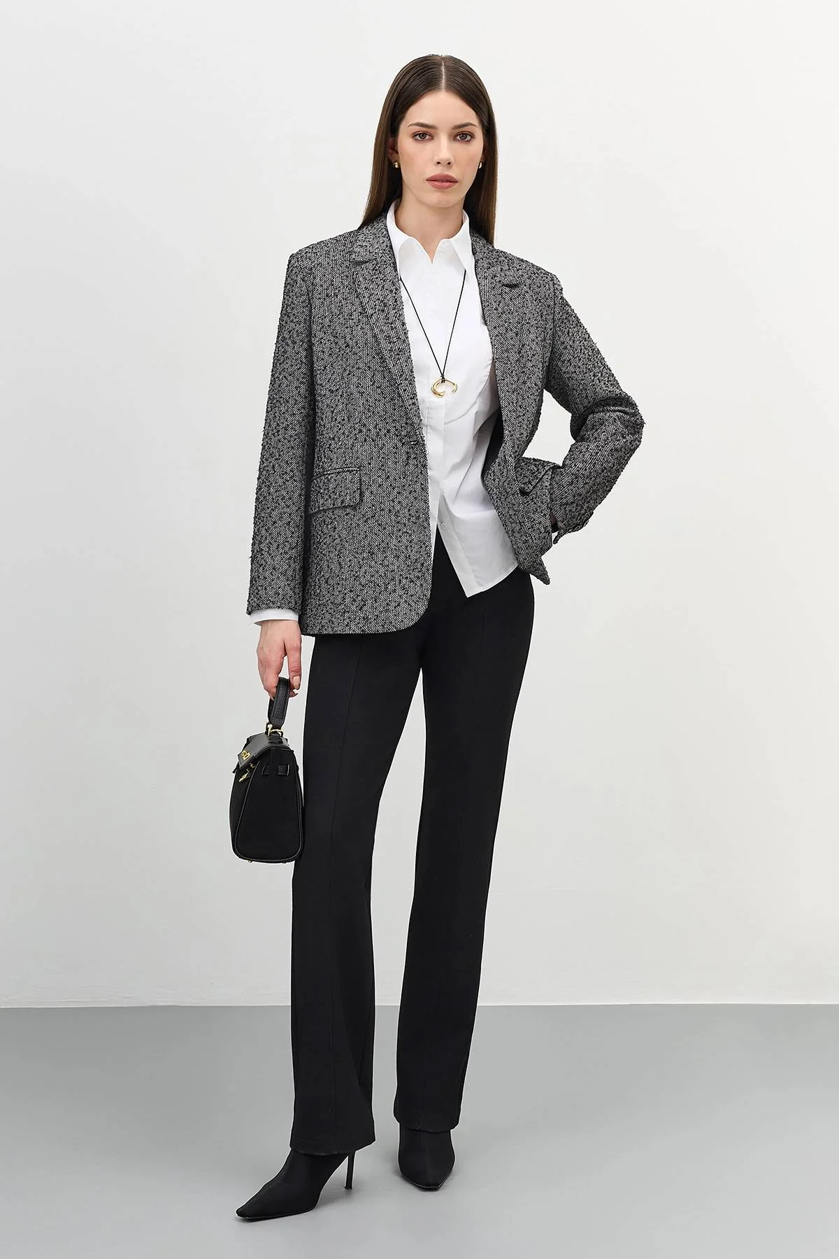 Трикотажные брюки с рельефами, 44