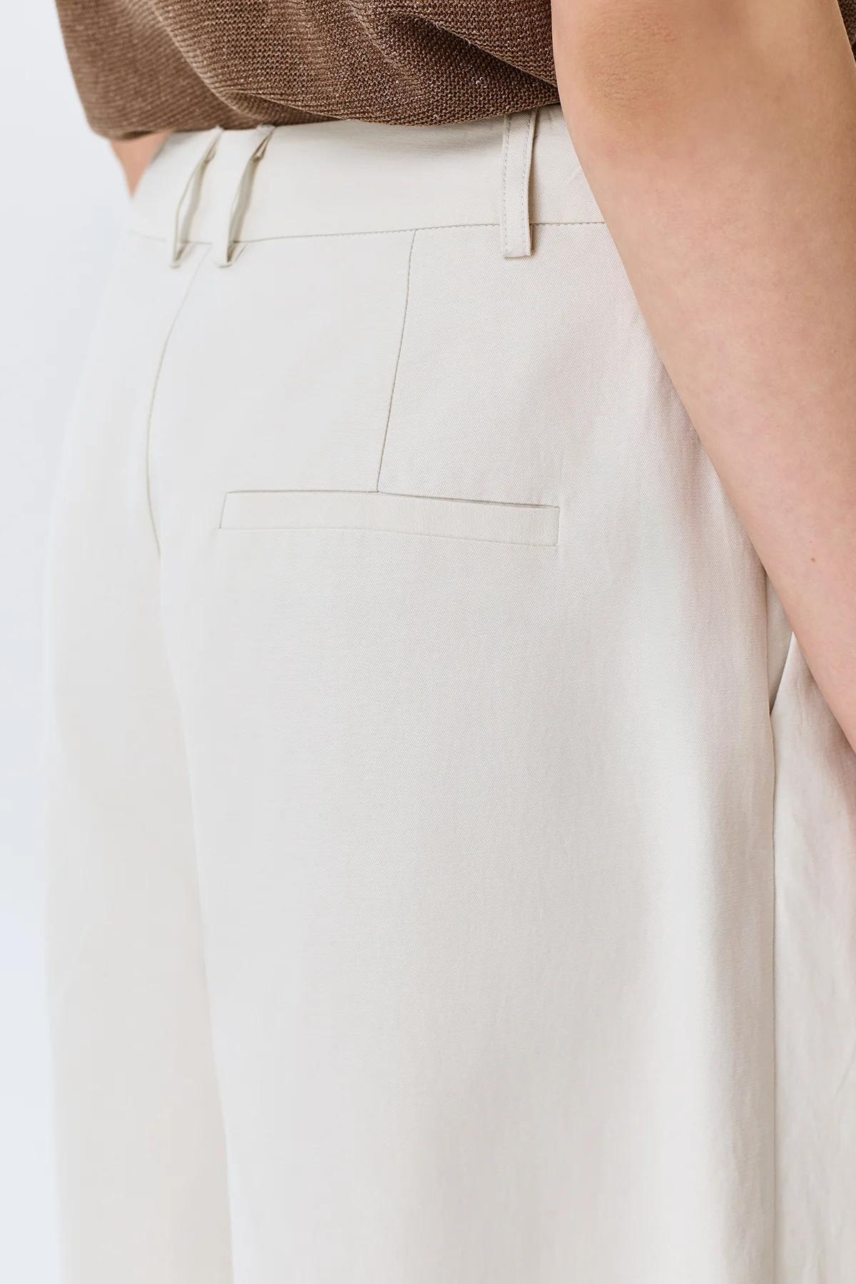 Удлиненные бермуды из лиоцелла и хлопка, 52