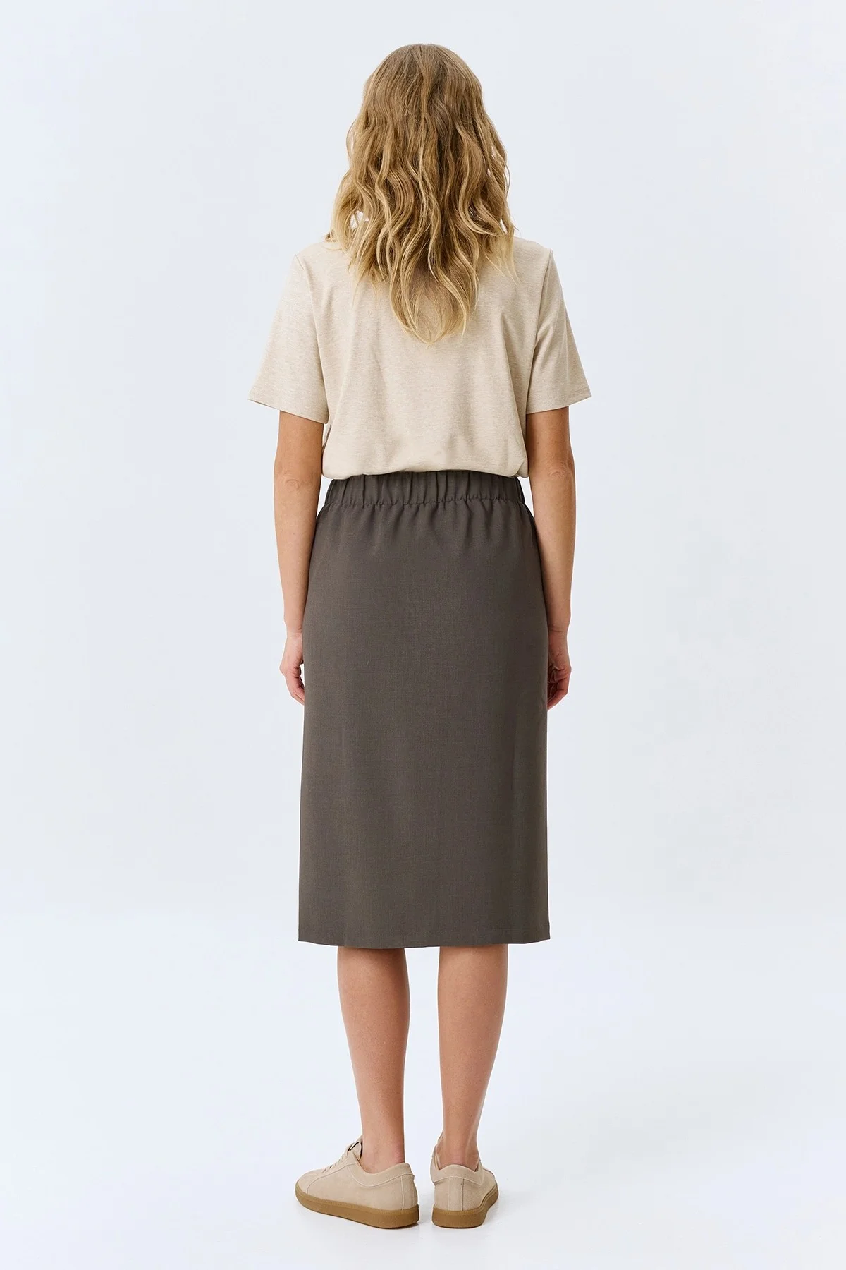 Юбка-миди на молнии, 38