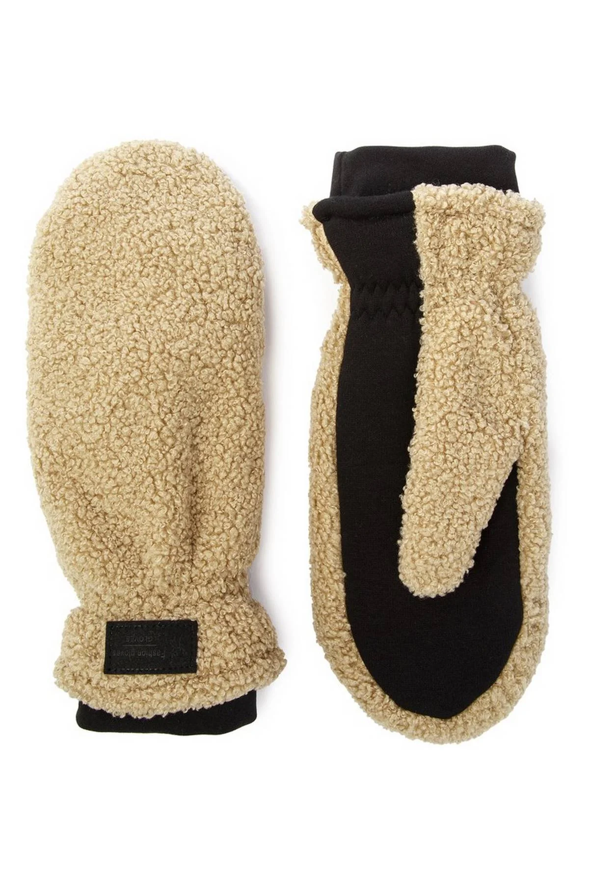 Рукавицы бежевый, M