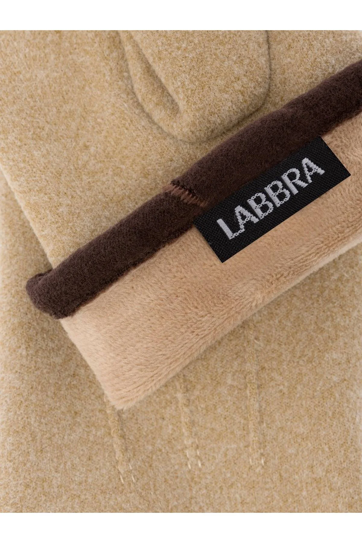 Перчатки бежевые, M