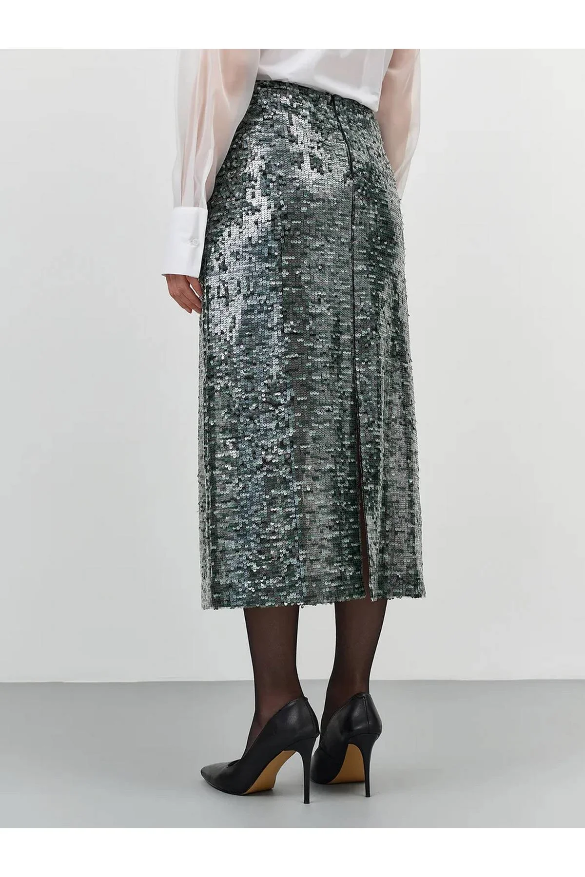 Лимитированная серия юбка с паетками и ремень, 52 Лимитированная серия юбка с паетками и ремень, 52