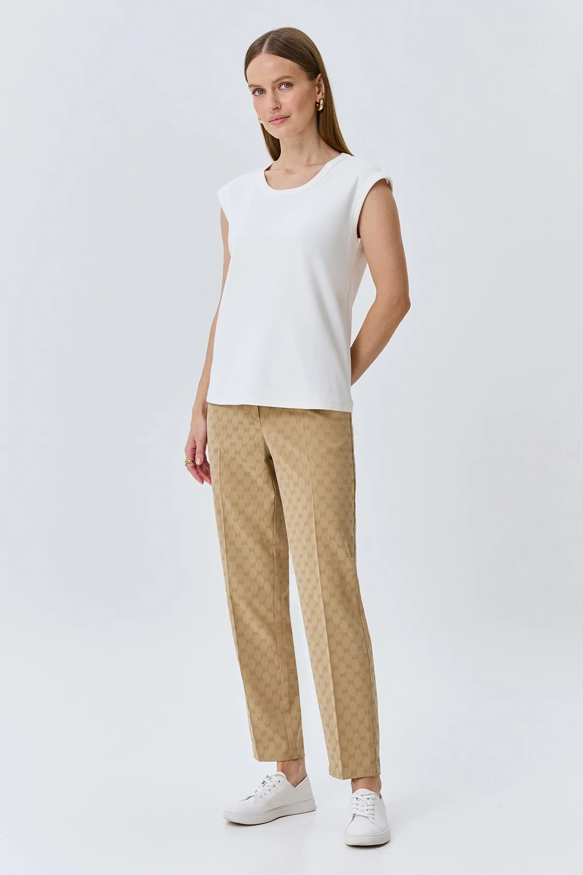 Базовый хлопковый топ, 42