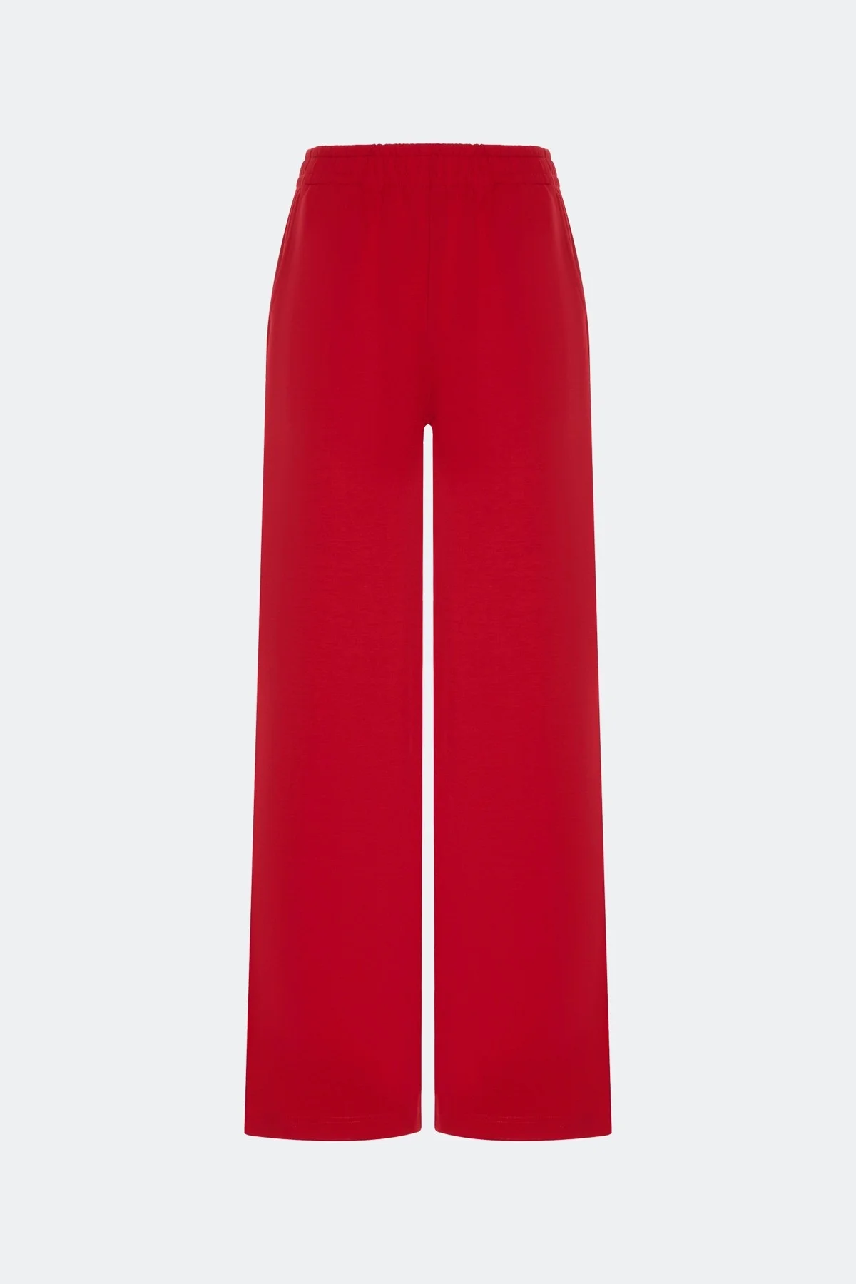 Яркие трикотажные брюки, 42