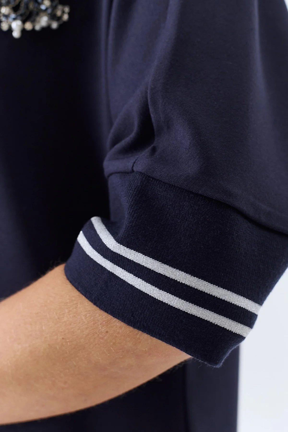 Свободное трикотажное платье из смесовой вискозы, 44