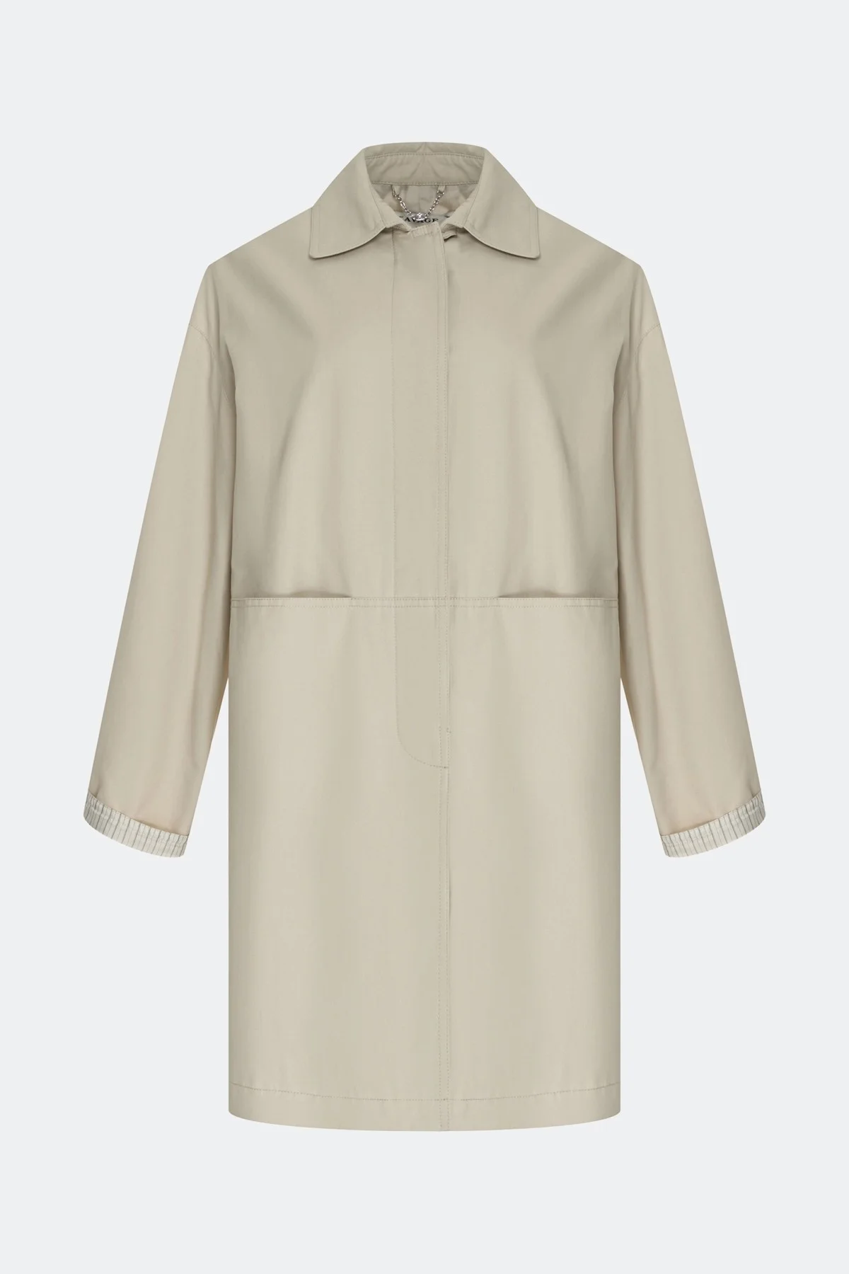 Свободный плащ из хлопка, 40