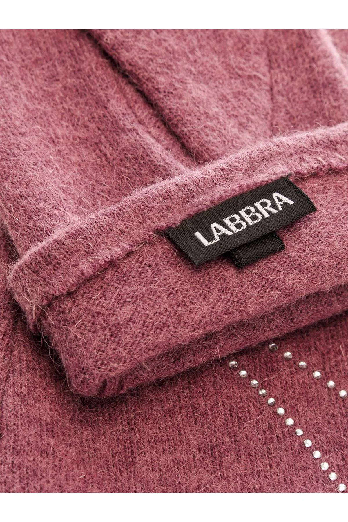 Перчатки пыльно-розовые, S