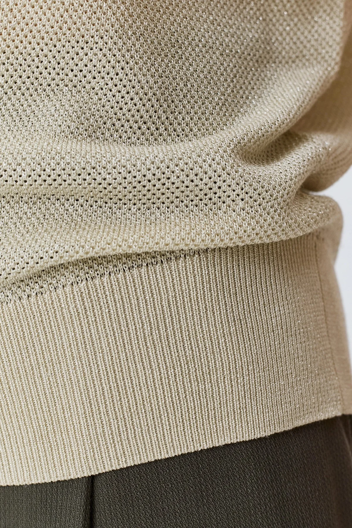 Ажурный джемпер из смесового тенселя, 34