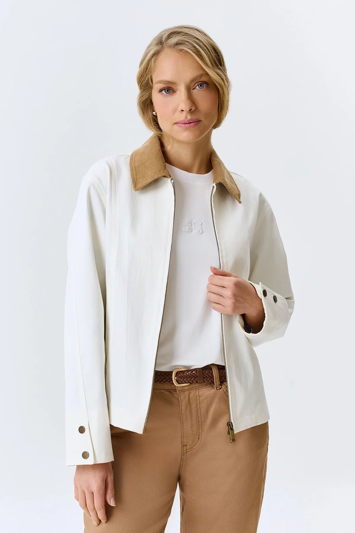 Ветровка с принтованной подкладкой, 34