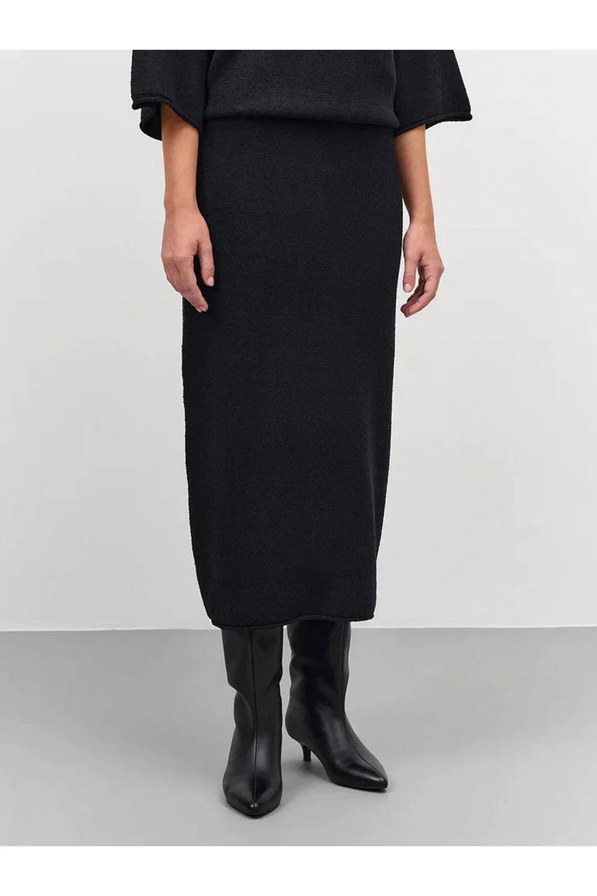 Элегантная юбка-макси с высокой талией, 42