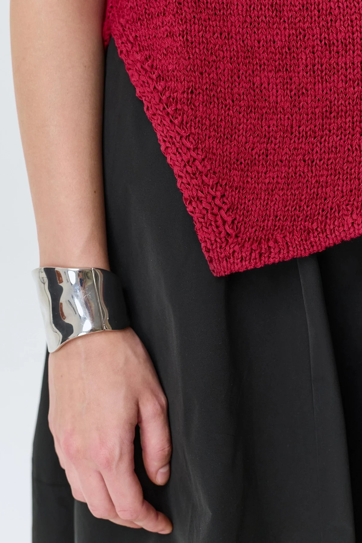 Асимметричный вязаный топ, 42