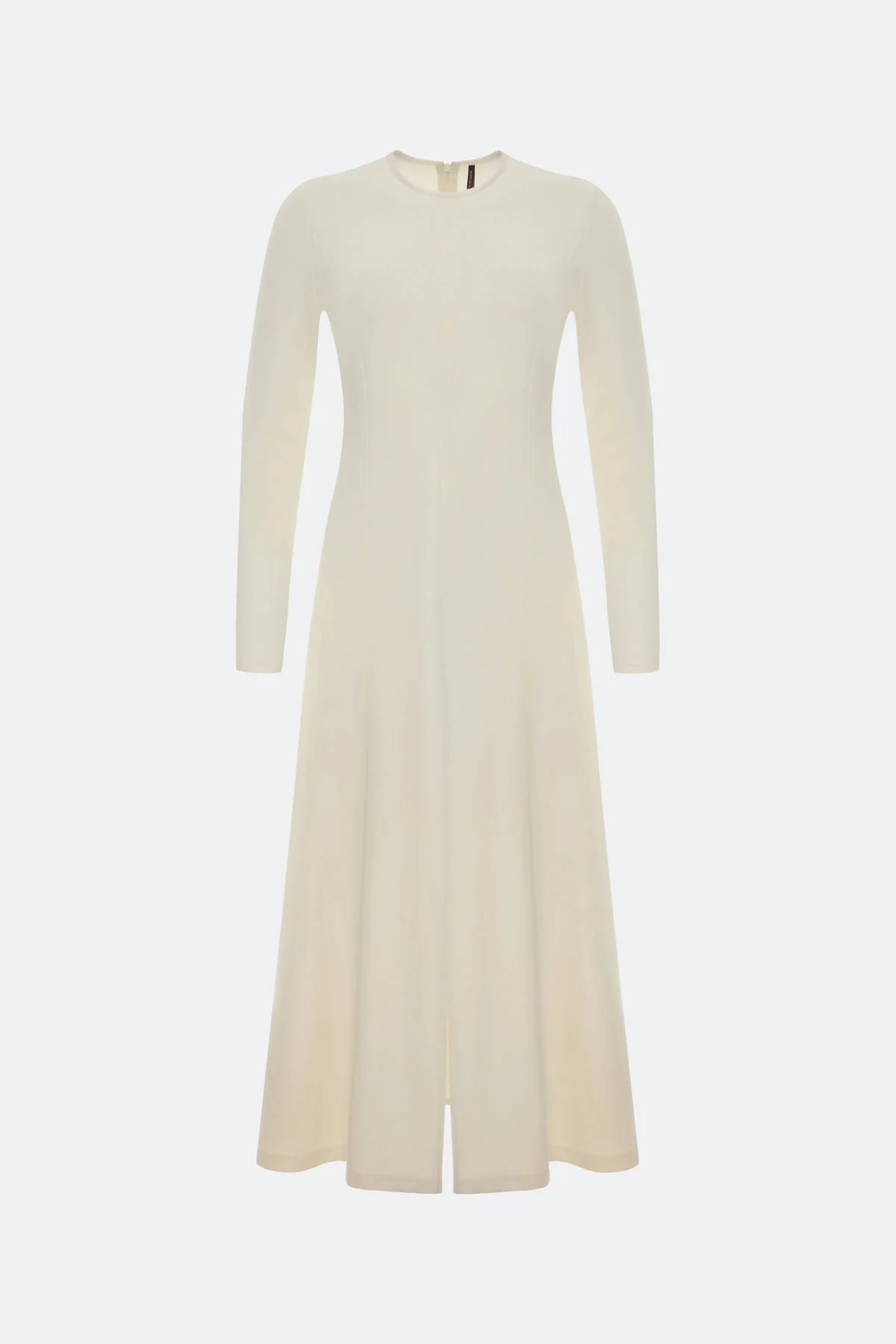 Лимитированная серия молочное платье с ремнем, 44