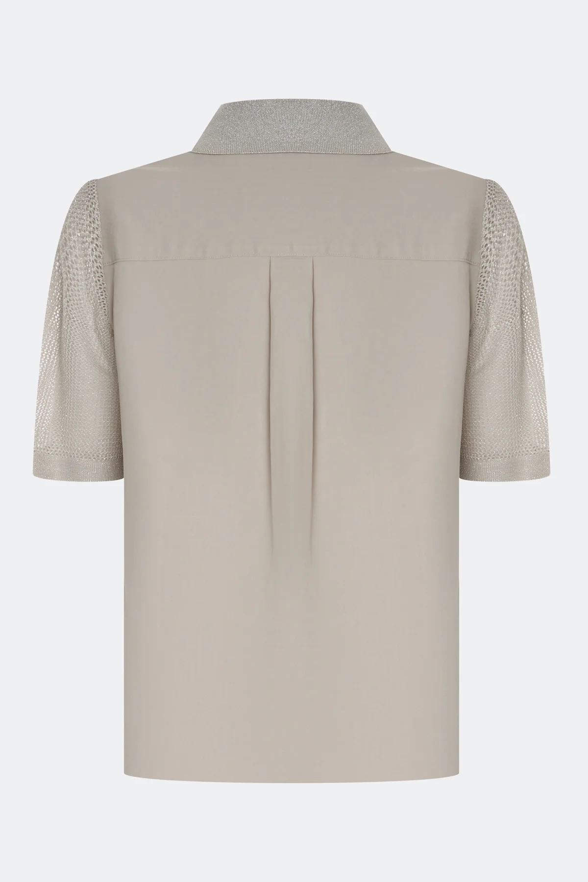 Свободная блузка с ажурными рукавами, 36