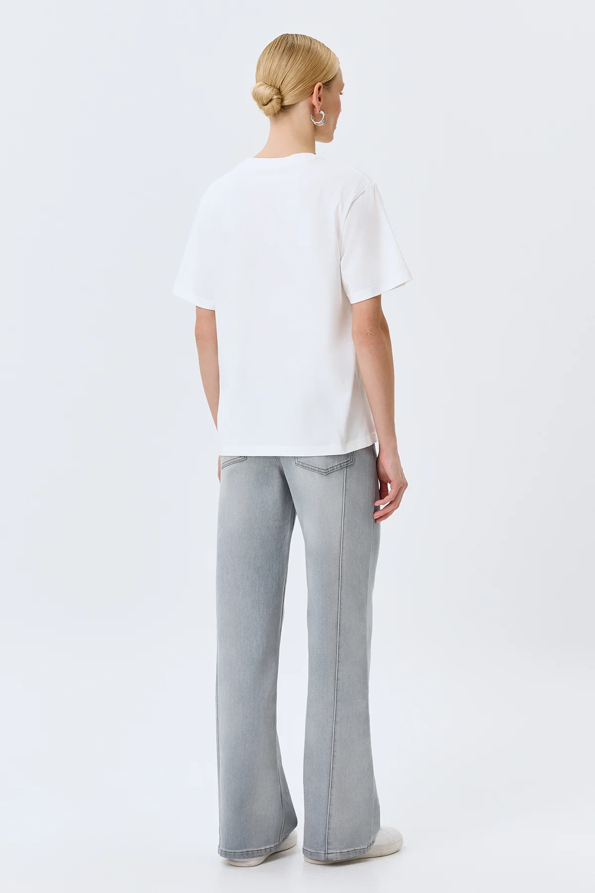 Футболка с акварельным принтом, 44