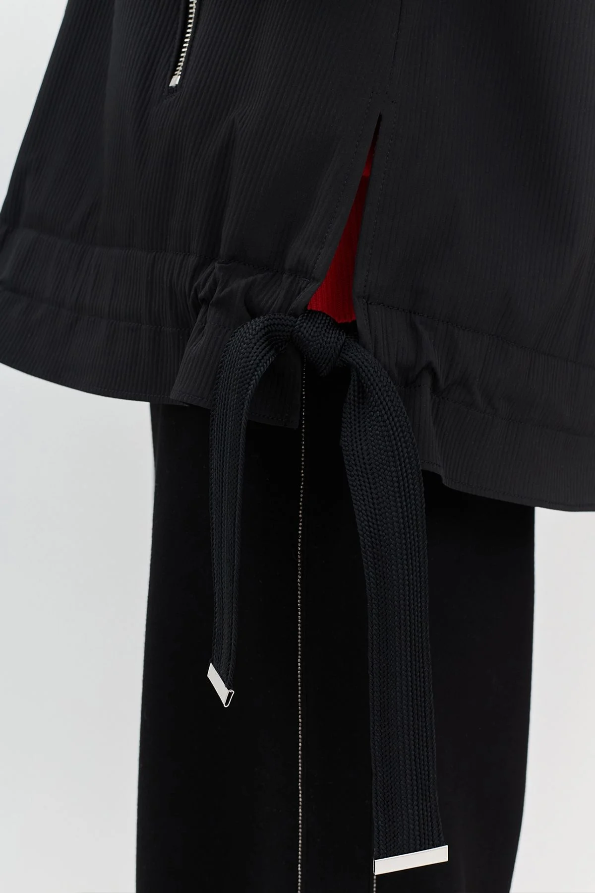 Куртка с принтованной подкладкой и несъемным капюшоном, 52р