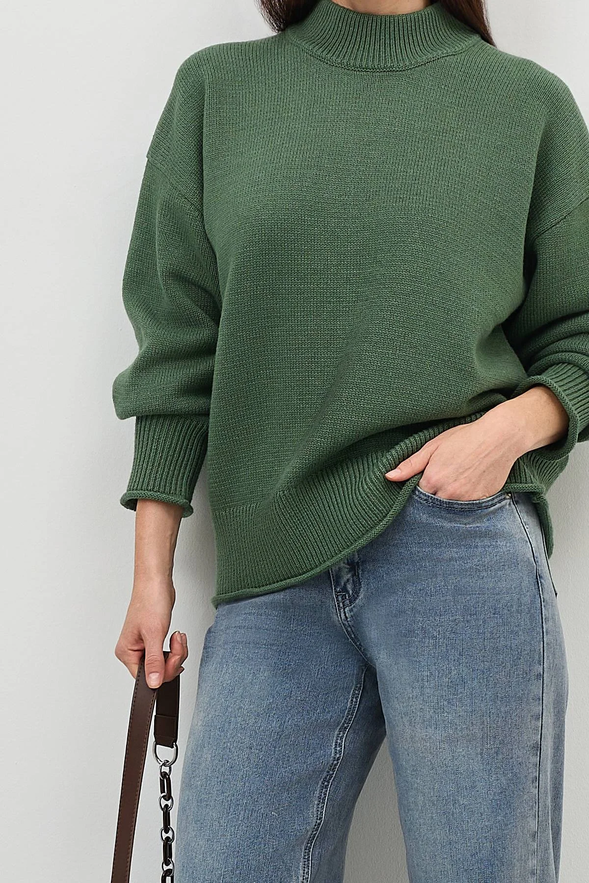 Яркий джемпер из смесового хлопка, 44 Яркий джемпер из смесового хлопка, 44