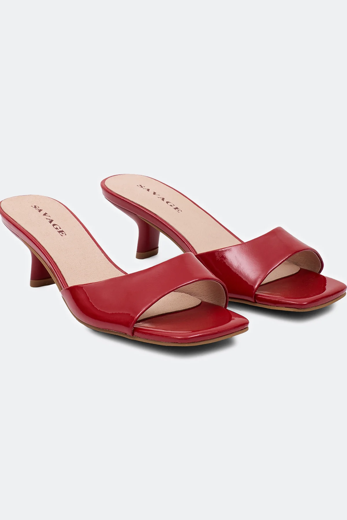 Яркие сабо из натуральной кожи, 40