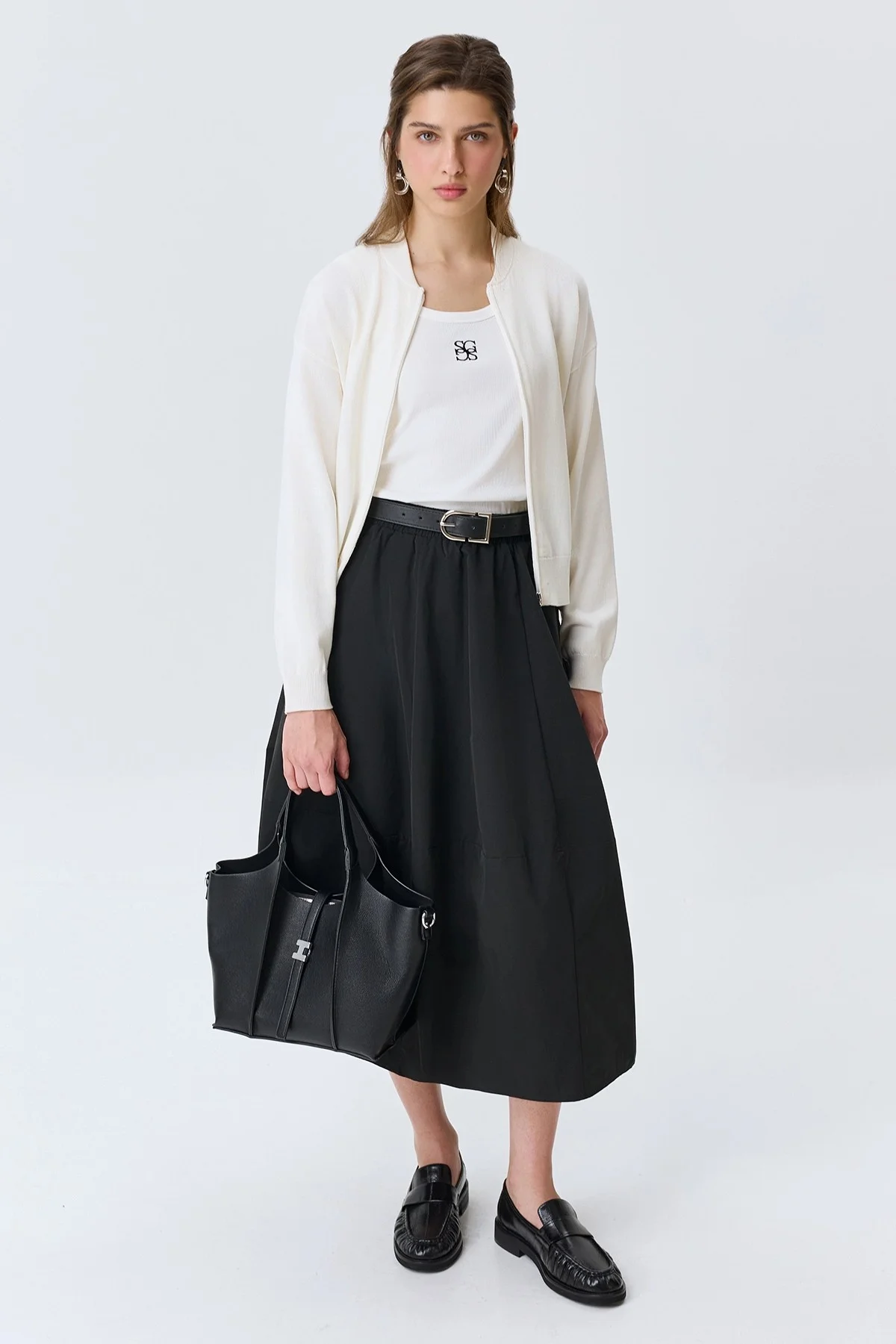 Сумка-тоут с акцентными швами, One