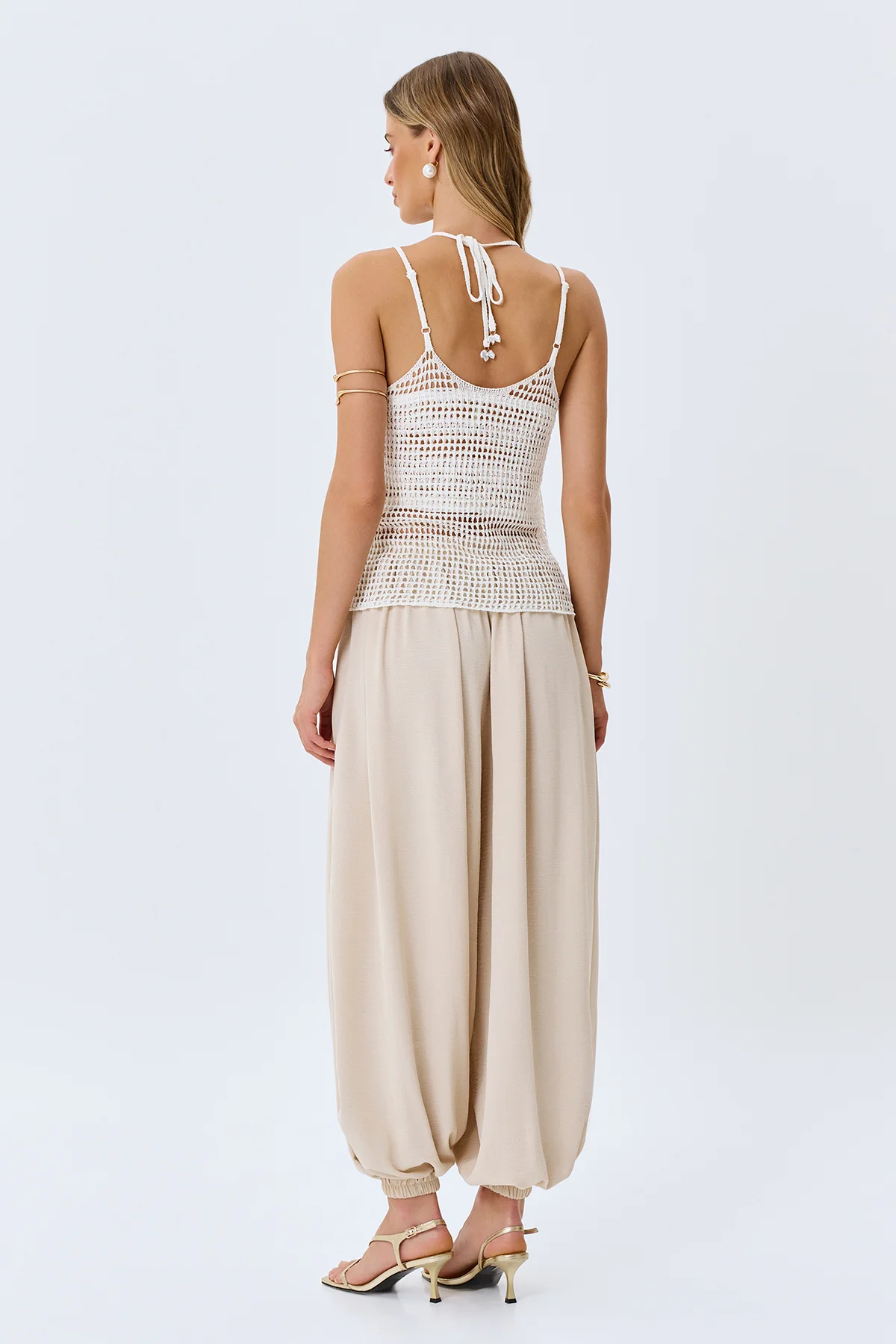 Топ ажурный вязаный вечерний, 40