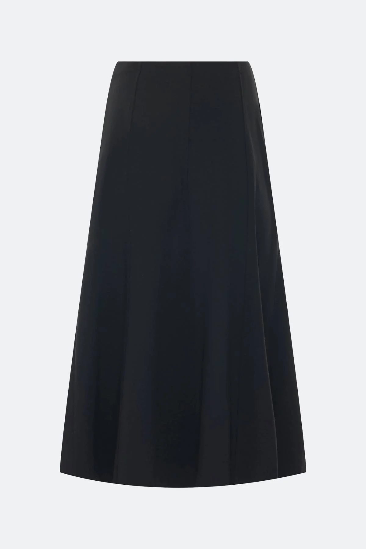 Лимитрированная серия юбка-трапеция из смесовой вискозы и ремень, 46