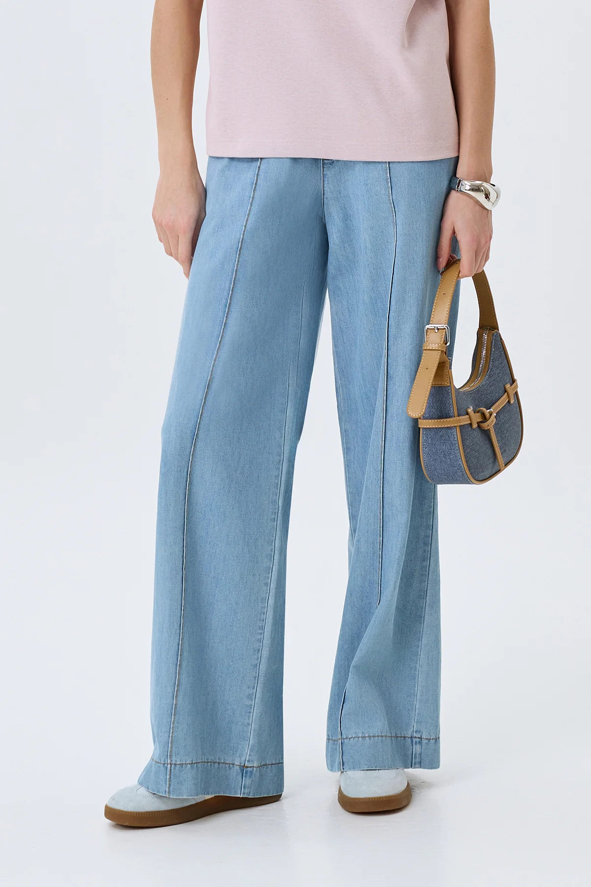 Тонкие хлопковые джинсы, 44