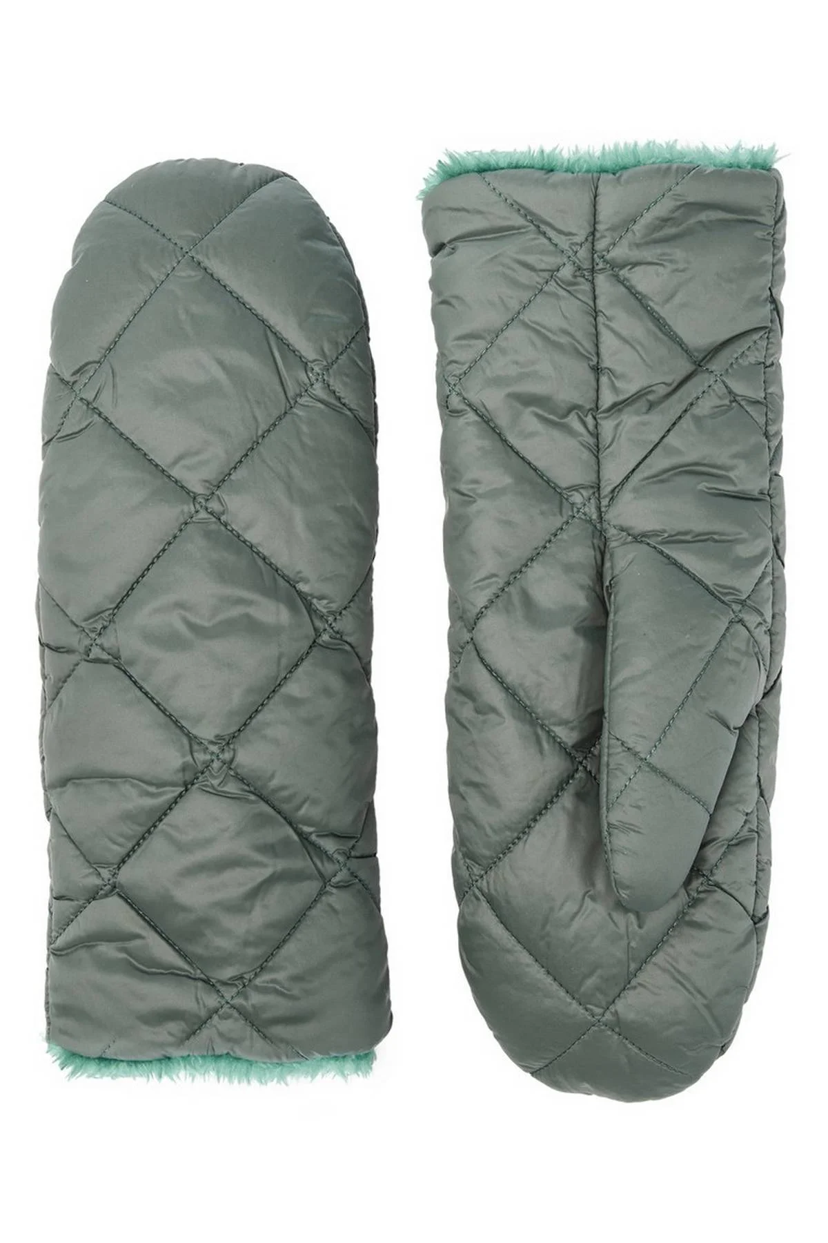 Рукавицы зеленый, M