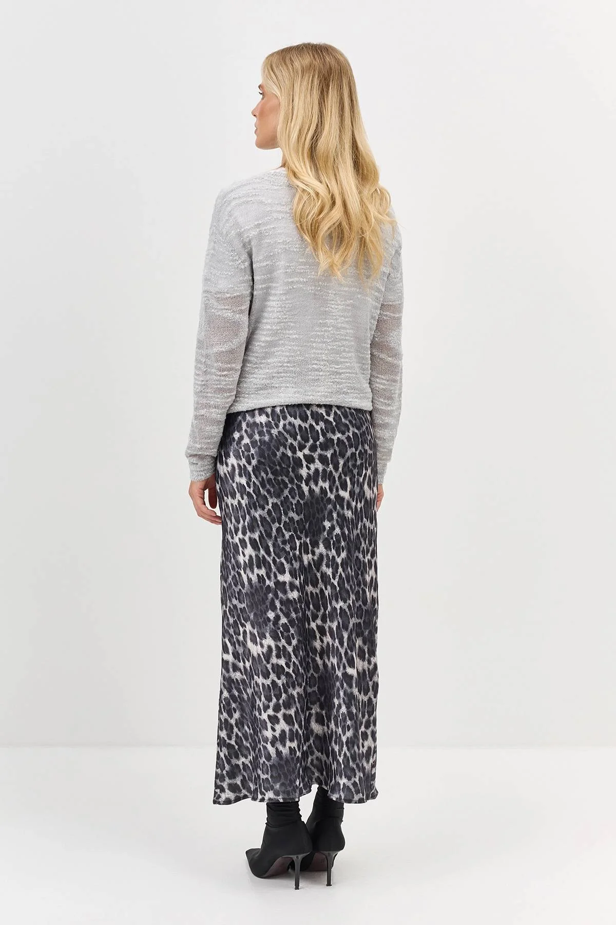 Лимитрированная серия юбка с принтом и ремень, 34