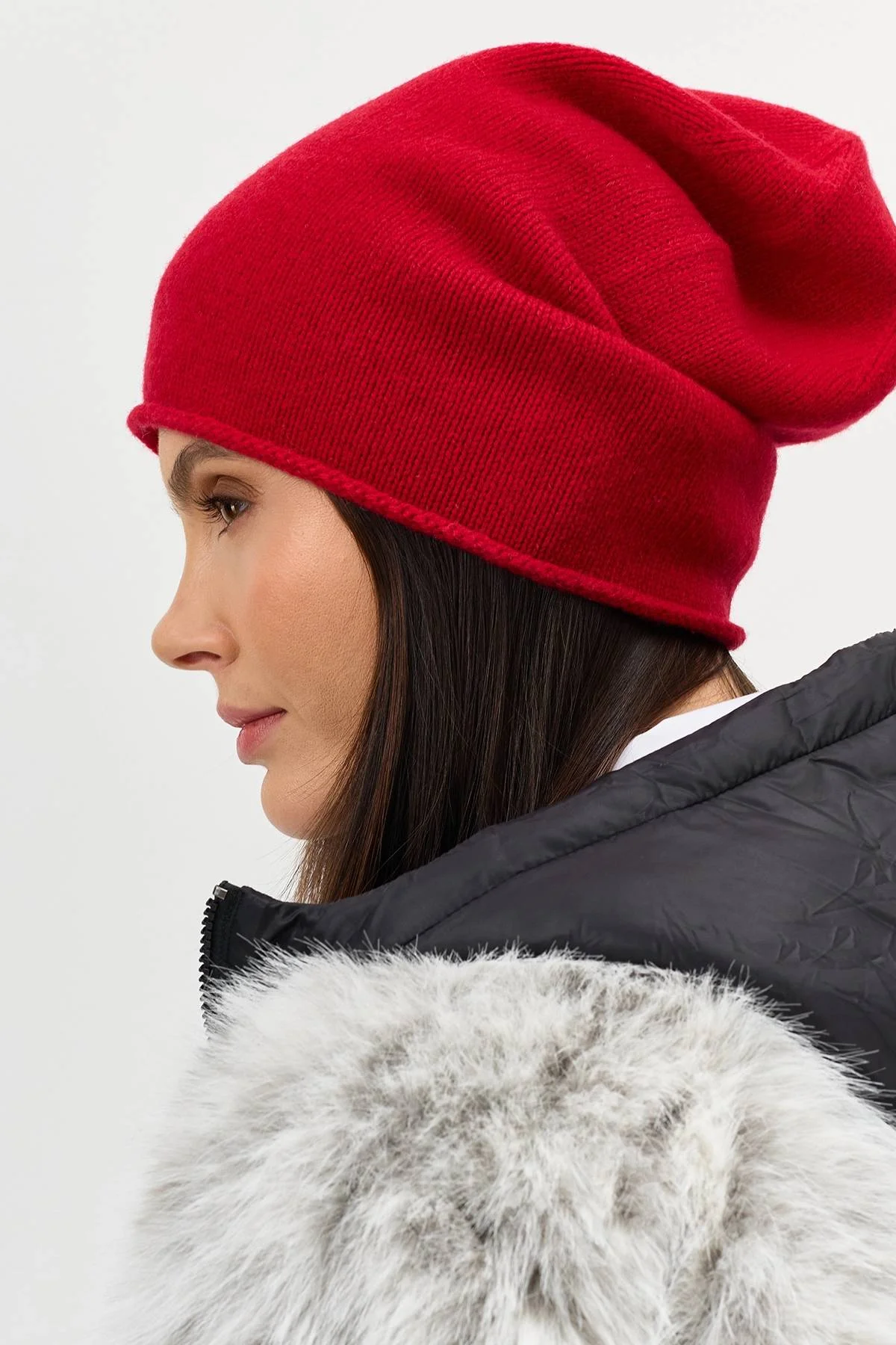 Красная шапка из 100% шерсти, One
