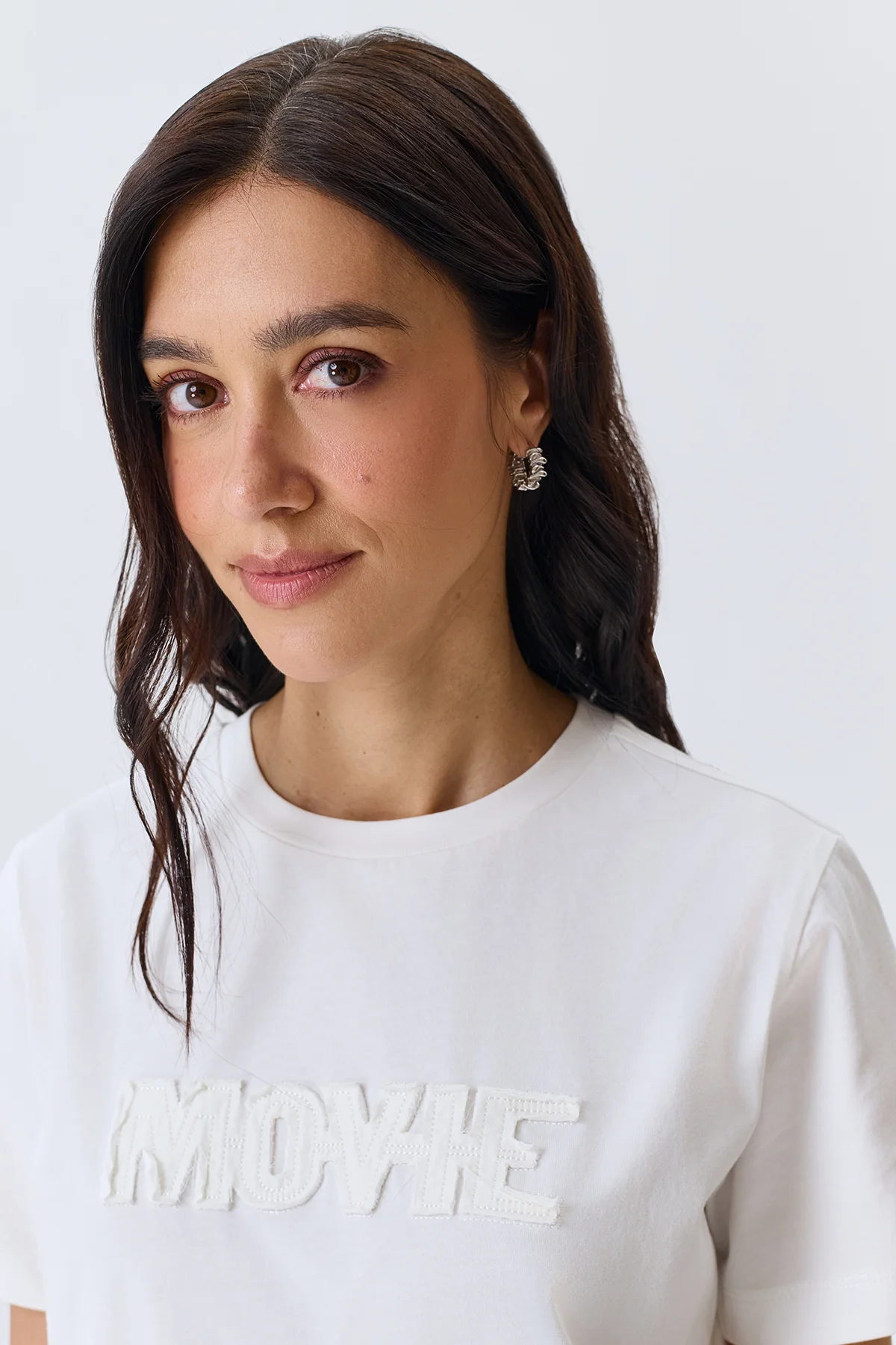 Футболка базовая с принтом летняя хлопок, 52