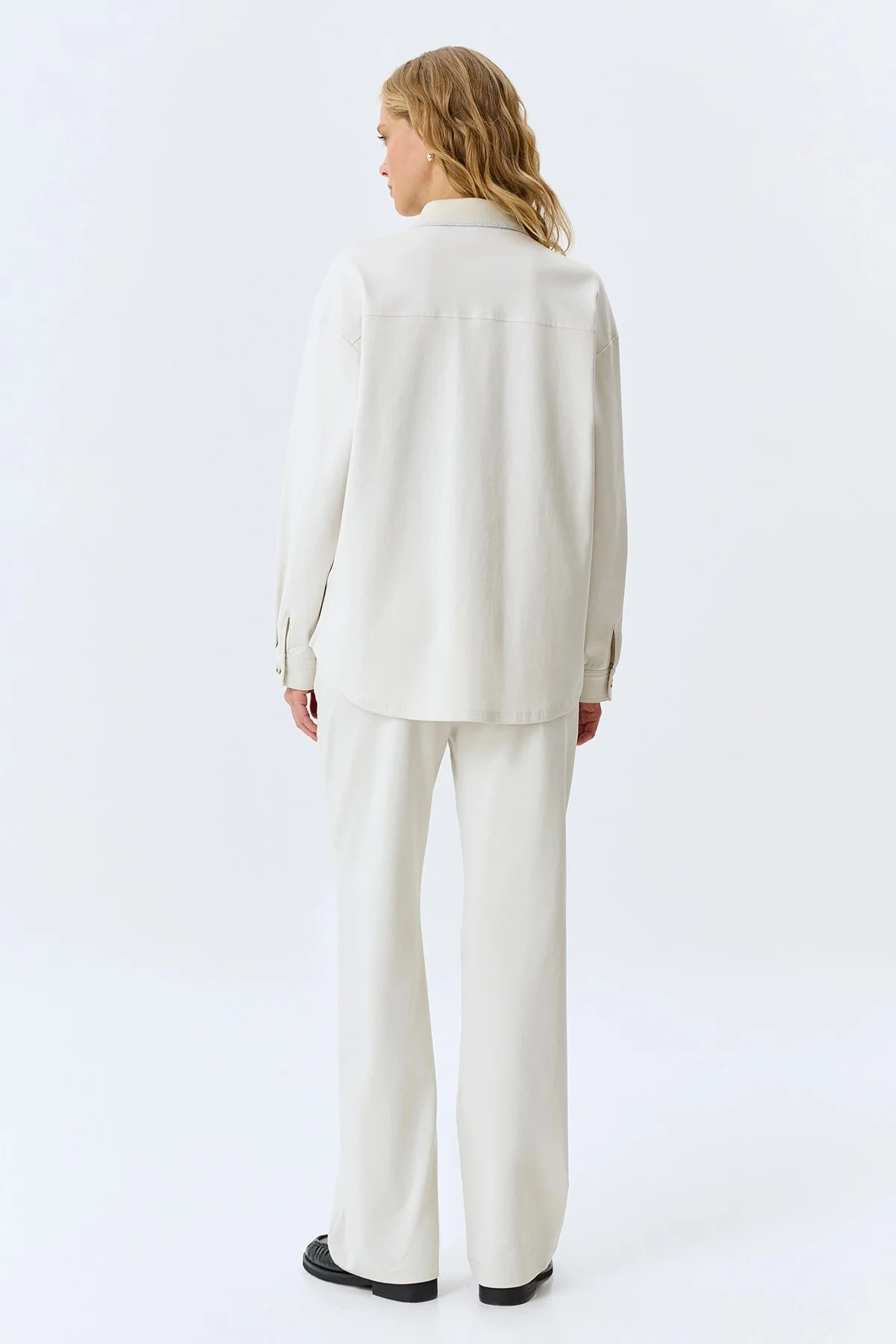 Жакет-рубашка из трикотажа, 42