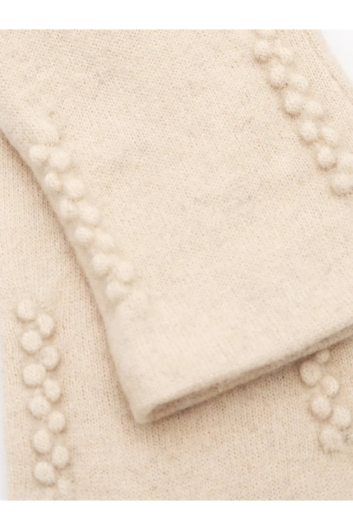 Перчатки светло-бежевые, S