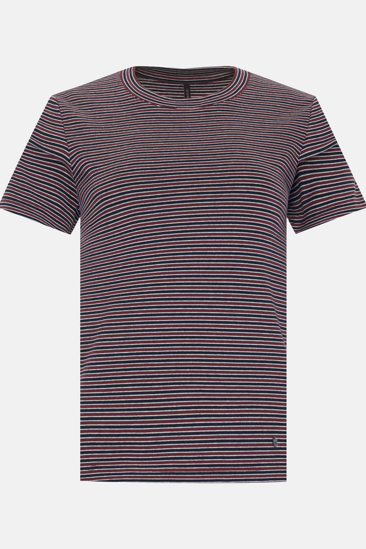 Приталенная футболка в полоску, 50