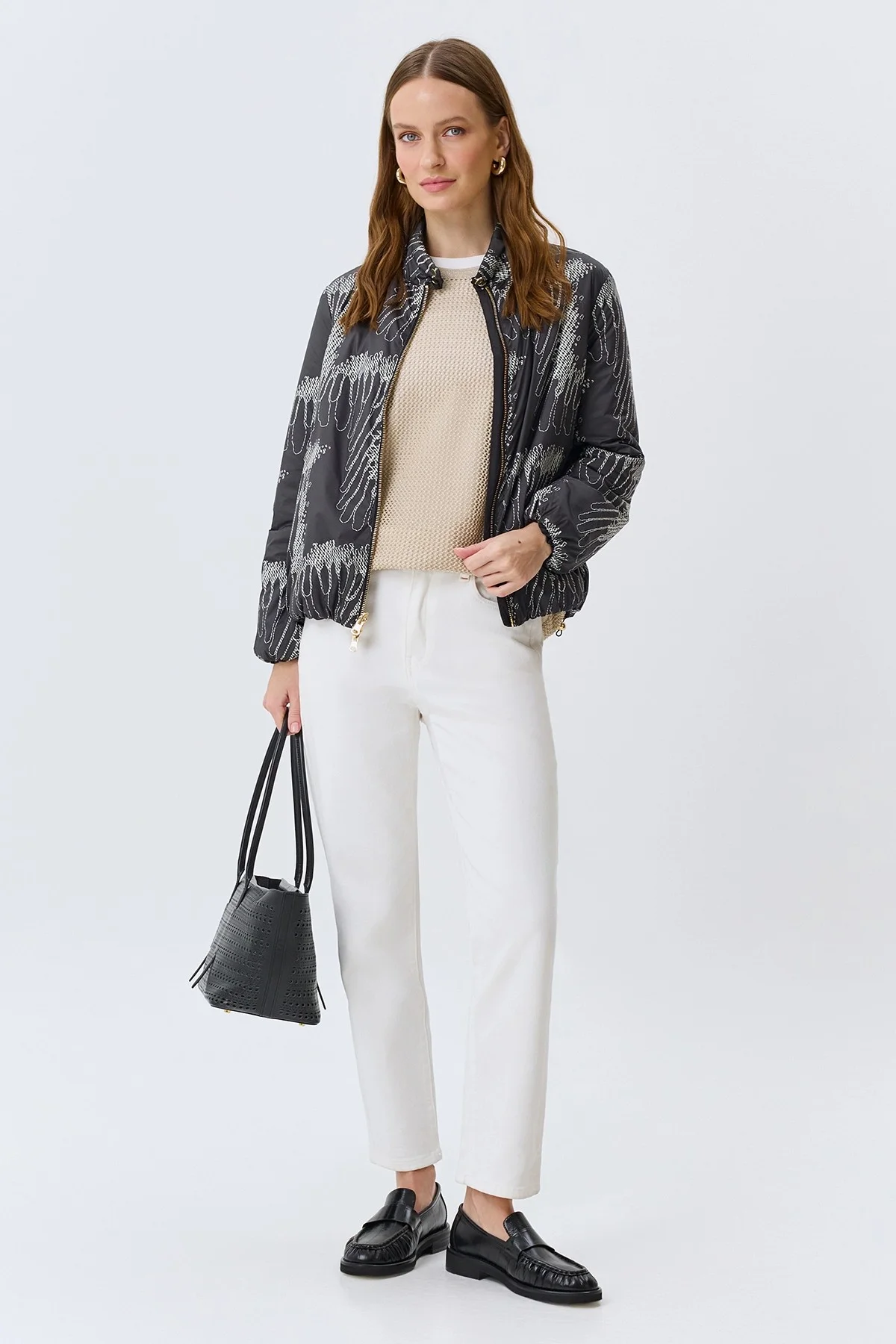 Двусторонняя куртка с принтом, 42