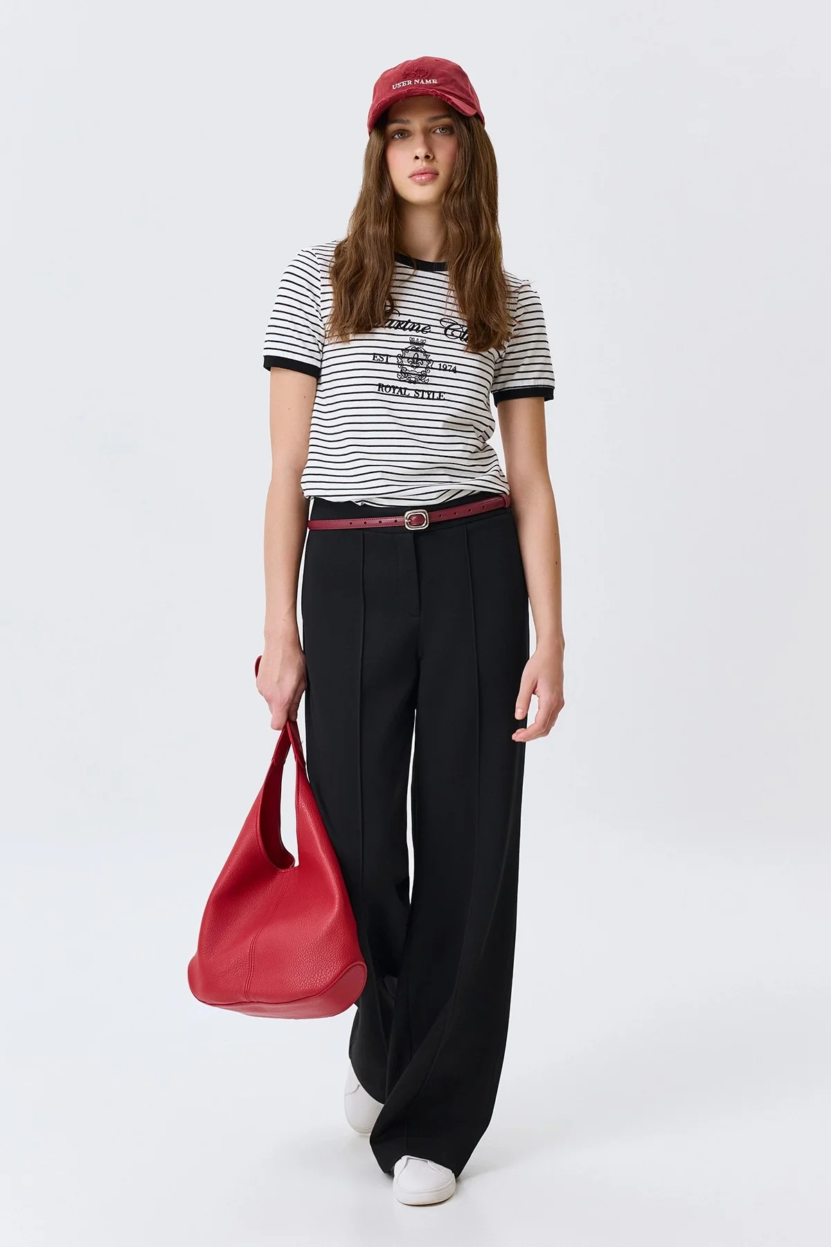 Трикотажные брюки со стрелками, 52