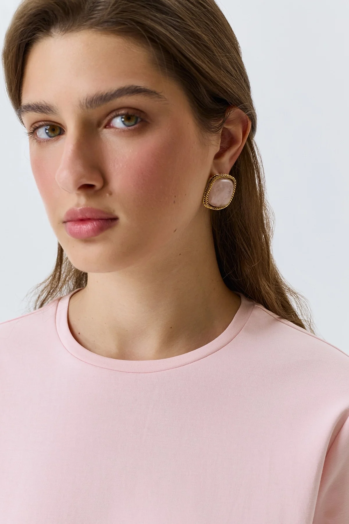 Базовая яркая розовая футболка, 48