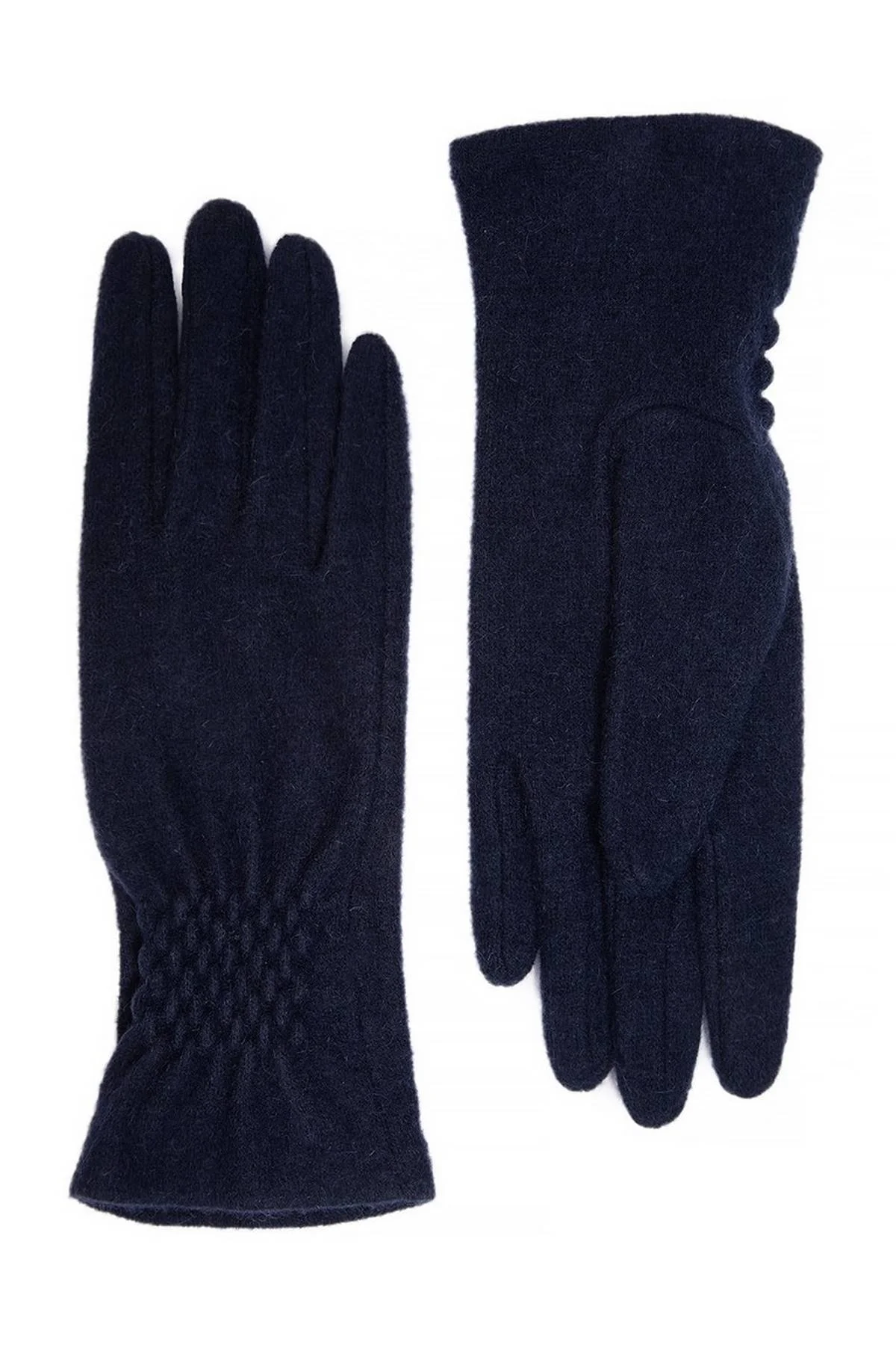 Перчатки темно-синие, S