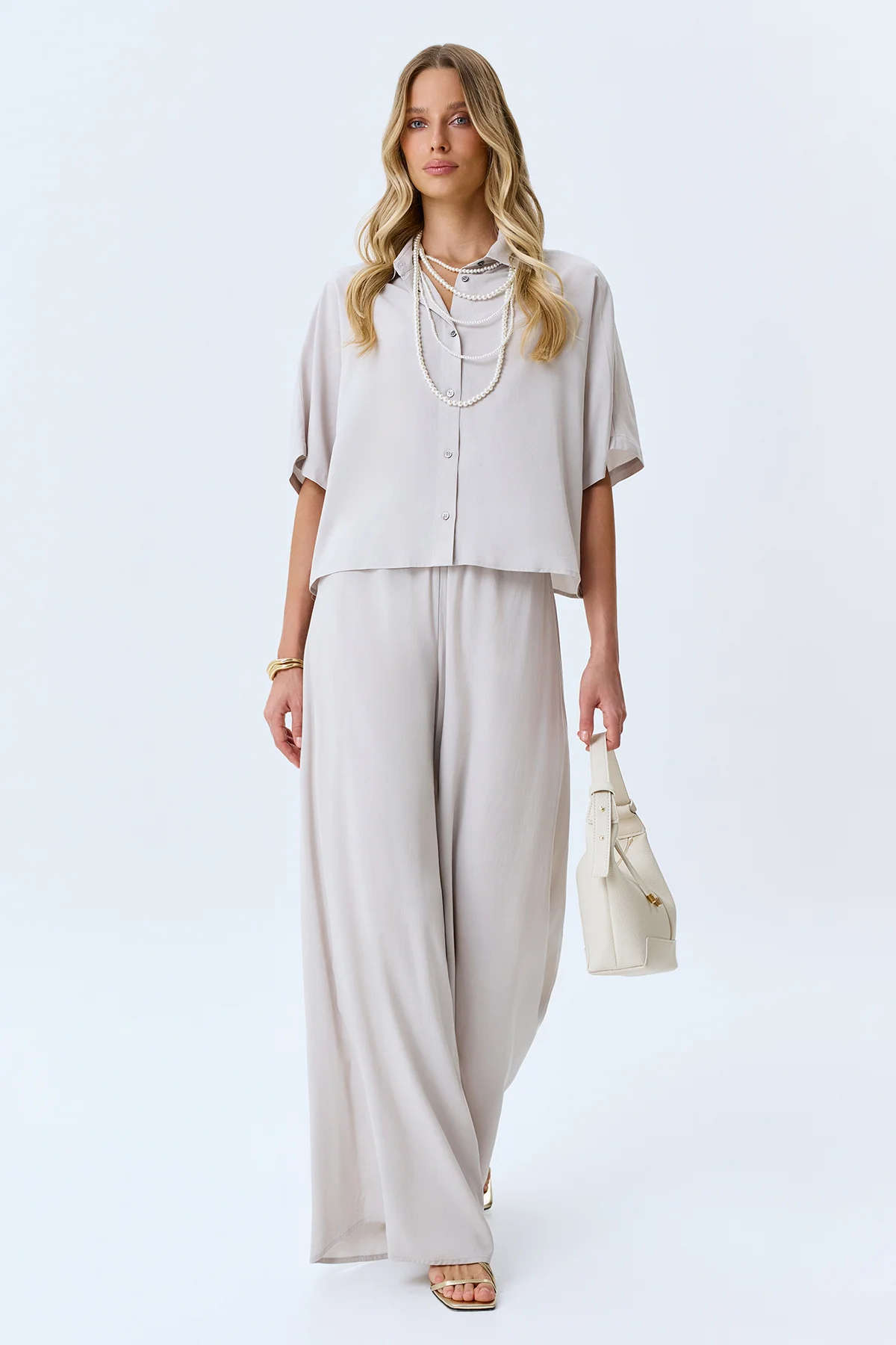 Укороченная блузка из района, 46