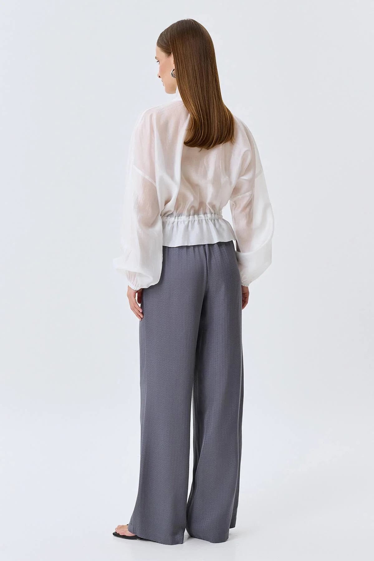 Жаккардовые брюки из 100% вискозы, 46